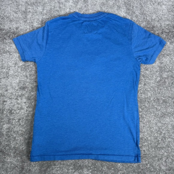 2-Aeropostale T-Shirt Men's Small Blue Yellow Logo Short Sleeve Crew Neck Y2K - Picture 3 of 16